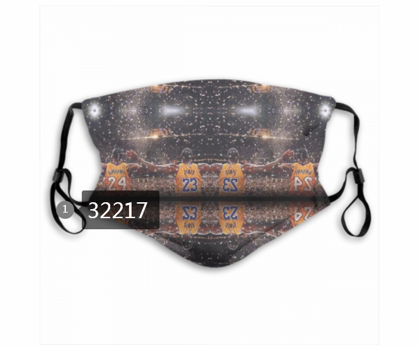 NBA 2020 Los Angeles Lakers7 Dust mask with filter->nba dust mask->Sports Accessory